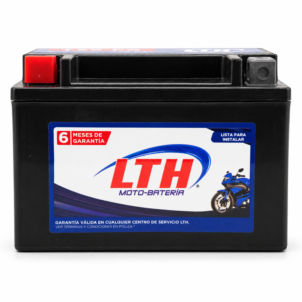 Batería LTH TX9-FA / YTX9 AGM 12V 8Ah 120 CCA para Motocicleta