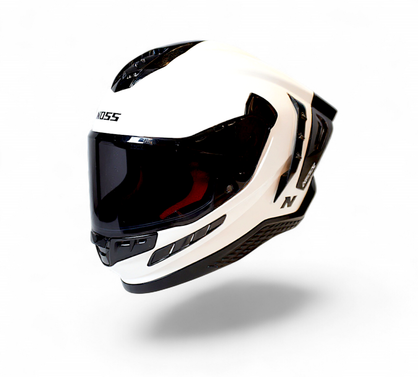 CASCO NOSS NS-806 BLANCO PERLA