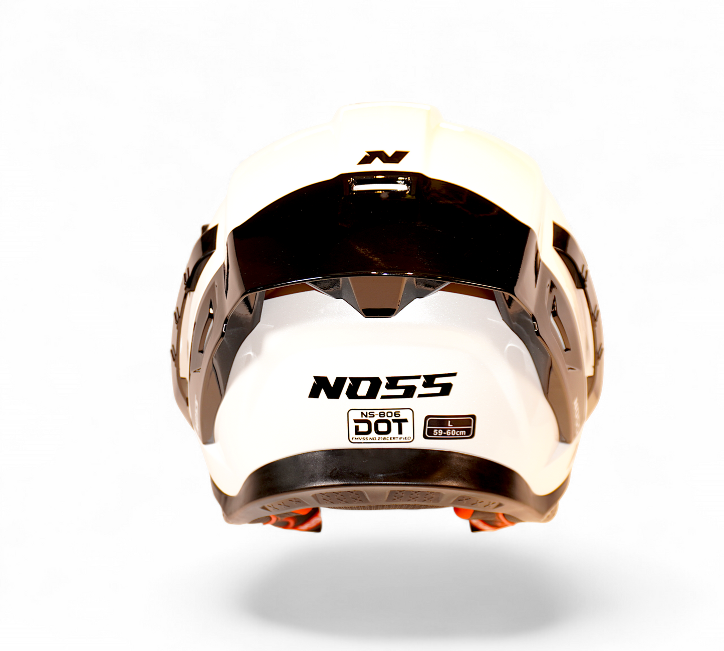 CASCO NOSS NS-806 BLANCO PERLA
