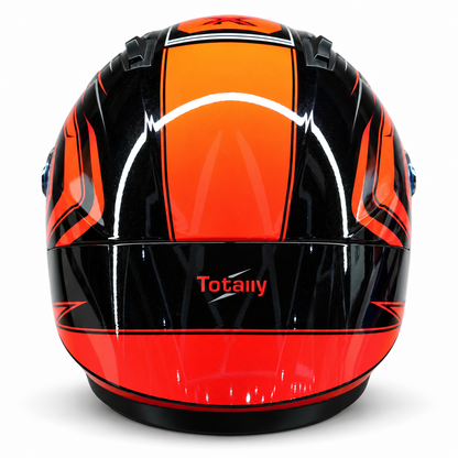 Casco Integral XTRONG XTR-R1 Totally Negro/Rojo DOT ECE 22.06