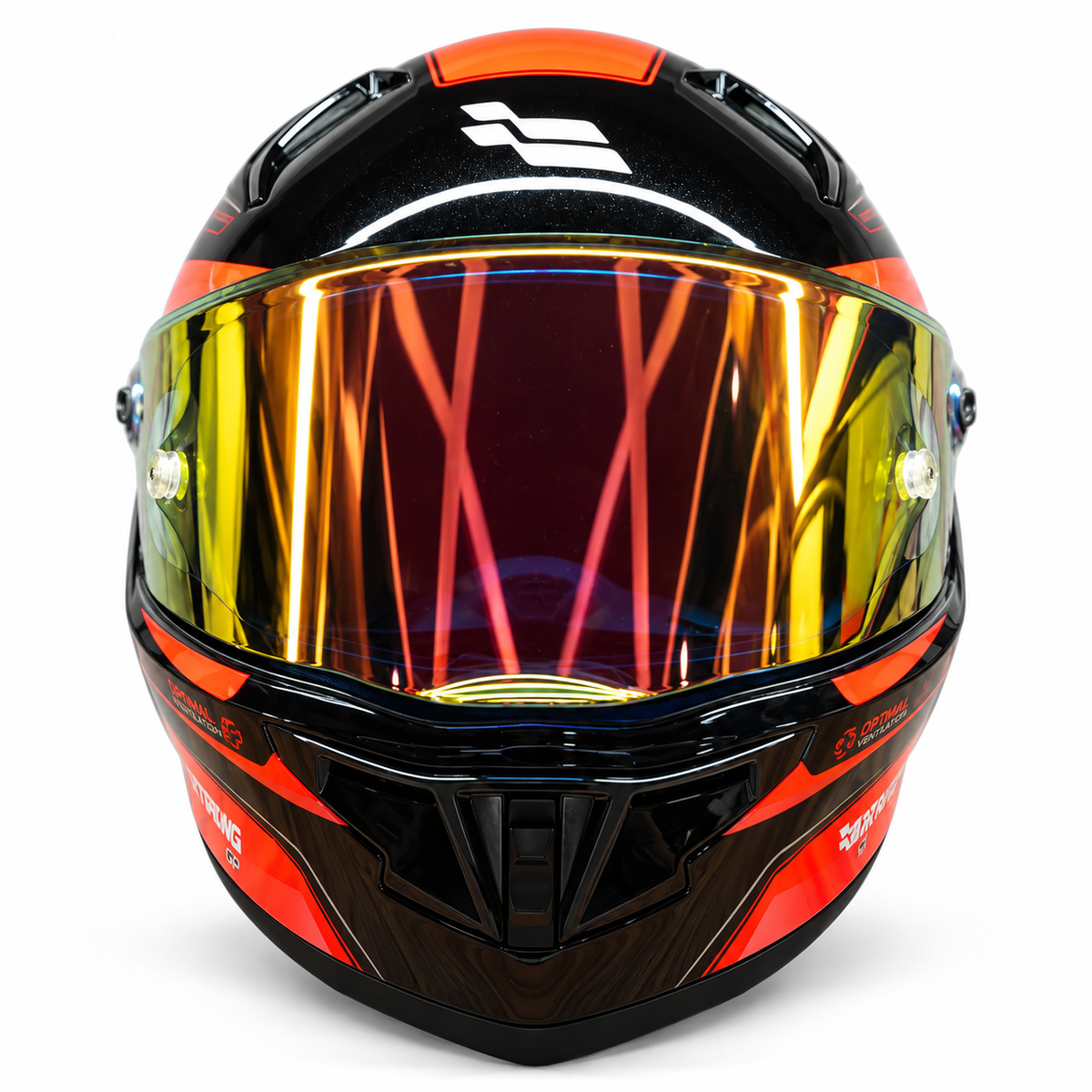 Casco Integral XTRONG XTR-R1 Totally Negro/Rojo DOT ECE 22.06