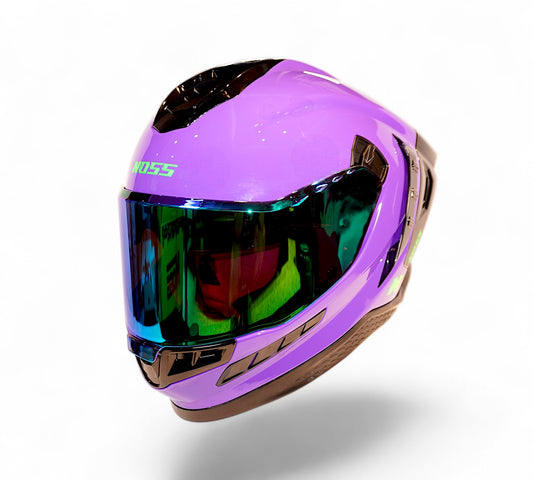 CASCO NOSS NS-806 MORADO BRILLOSO