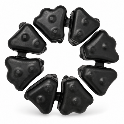 Kit 2 Juegos de Gomas de Impacto ELITE para Honda GL150 Cargo, CB190R y CBF125 Twister