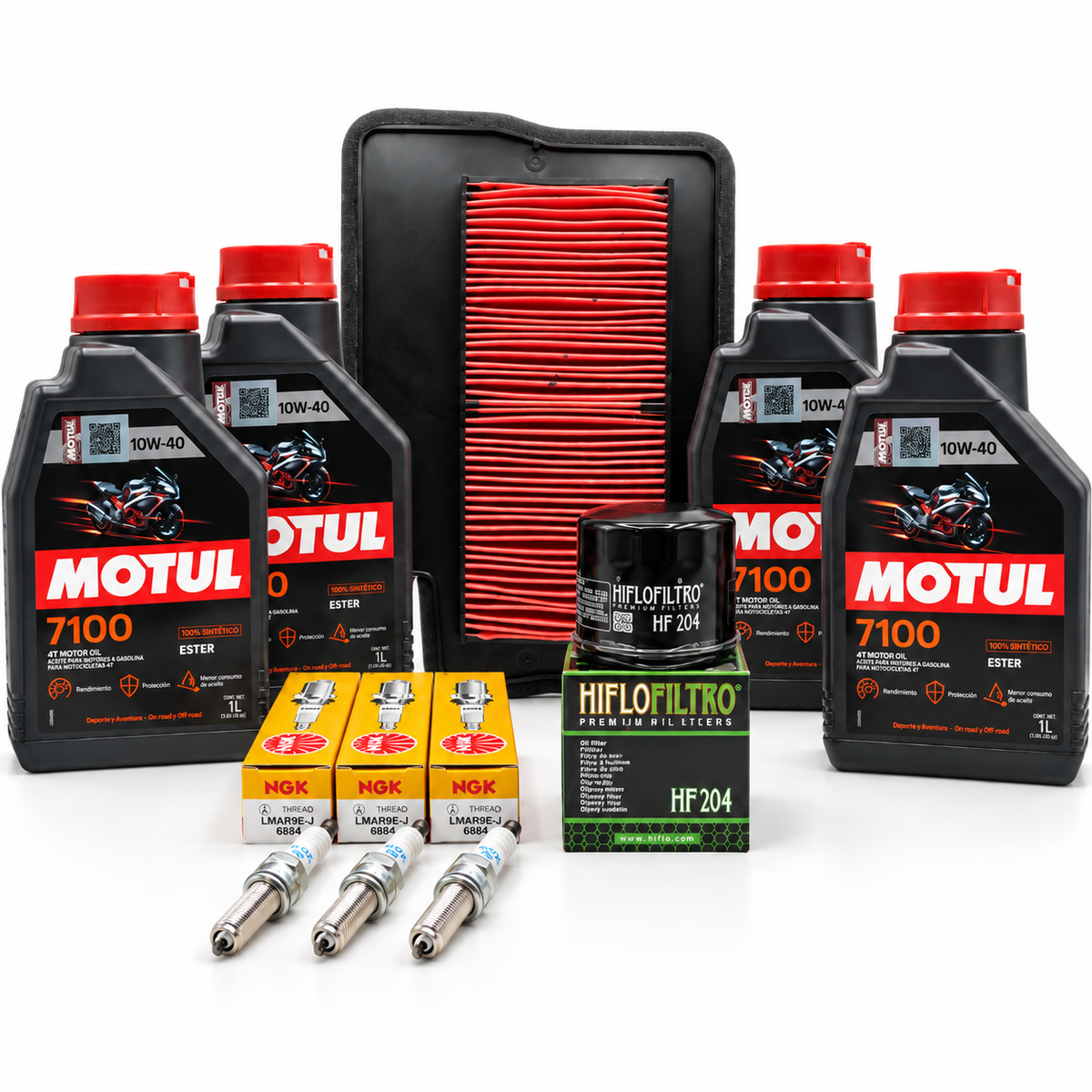 Kit Afinación Yamaha MT09 MT-09 SP 2021-2023 Motul 7100 10W40