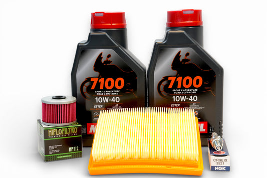 KIT AFINACIÓN CF MOTO NK250 SR250 MOTUL 7100 10W40 BUJIA NGK