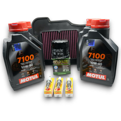 Kit Afinación Yamaha MT09 FZ09 Motul 7100 10W40