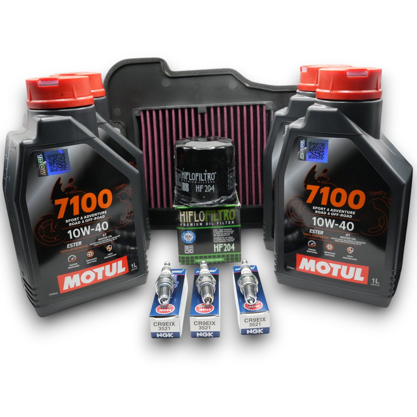 Kit Afinación Yamaha MT09 FZ09 Motul 7100 10W40
