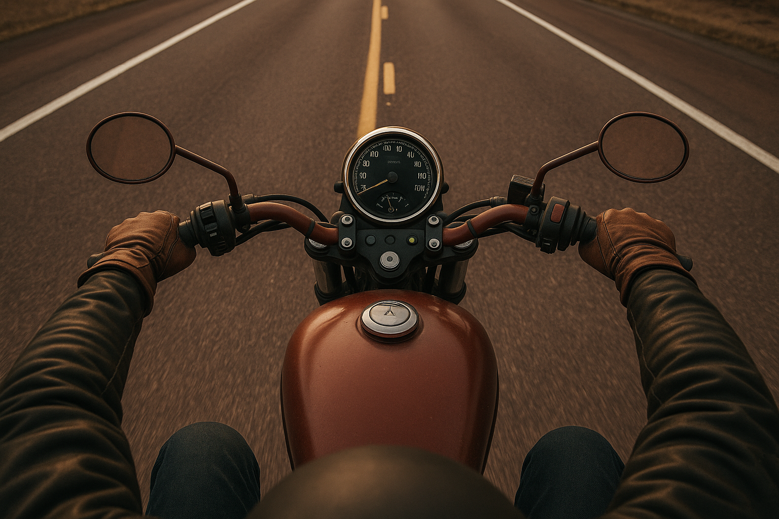 puedes modificarlo a que se vea como si fuera una foto tomada por el propio conductor...